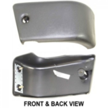 Replacement Bumper End - Primered, Plastic, Direct fit